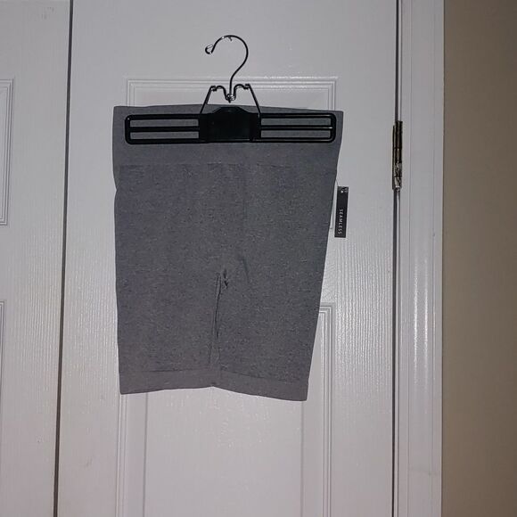 One Step Up gray seamless biker shorts  Sz l/xl - Picture 1 of 6